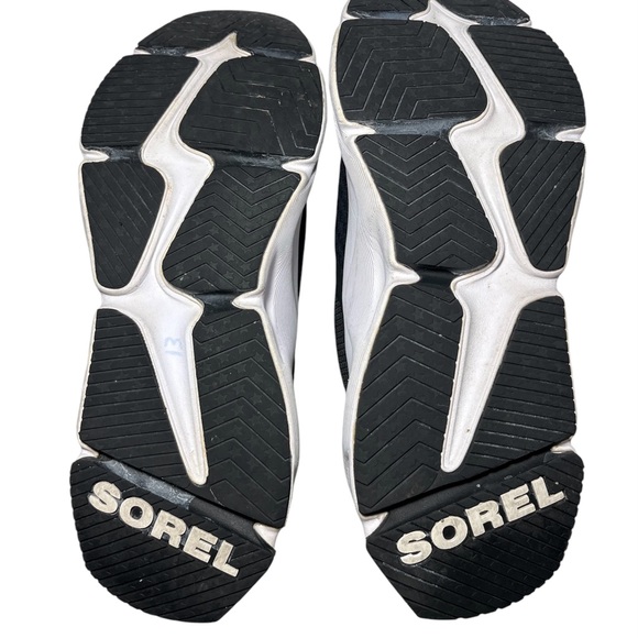 SOREL Kinetic RNEGD Black and White‎ Women's Sneakers Sz 8 - Picture 8 of 9